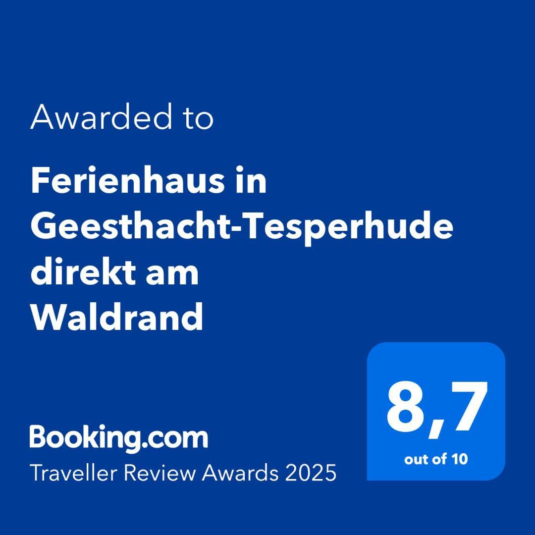 Ferienhaus In Geesthacht-Tesperhude Direkt Am Waldrand Eksteriør billede